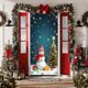 thumbnail image 1 of Uuiauoio Festive Christmas Door Cover with Design,Polyester Door Curtain for Holiday Home Decor, Seasonal Wall and Entryway Decoration for Parties and Family Gatherings,Festival Party Decoration, 1 of 6
