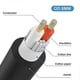 thumbnail image 4 of Speakon Female Connector To 1/4" Male Cable Audio Patch Speakon Jack Plug To 6.35mm Ts Speaker Interconnect Wire, 4 of 5