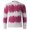 Hot Pink, variant on Knit Mens Sweaters Mock Neck Long Sleeve Pullover Pink Winter Fashion Fall Sweaters Men Shirts L