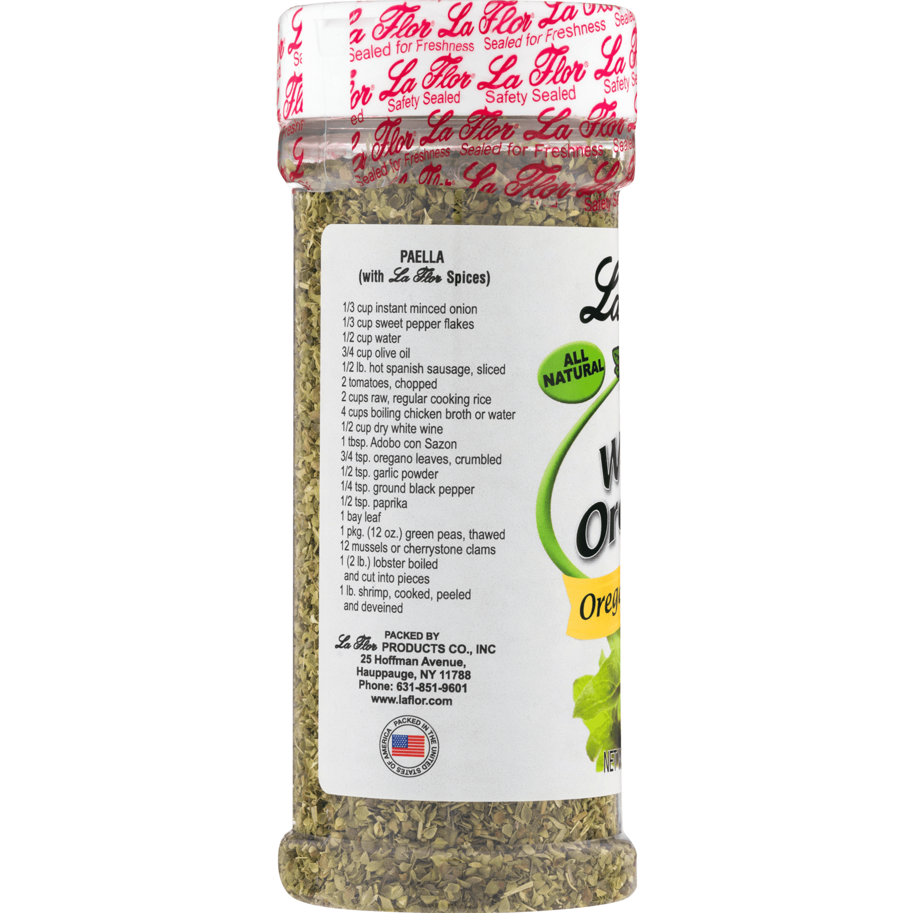 La Flor Organic Flakes Dehydrated Seasoning Jar