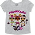 thumbnail image 3 of MGA Entertainment LOL Surprise Girl's 3 Pack Short Sleeves Tee Shirt Set, Fashion Blouse Bundle for Toddler Kids, 3 of 7
