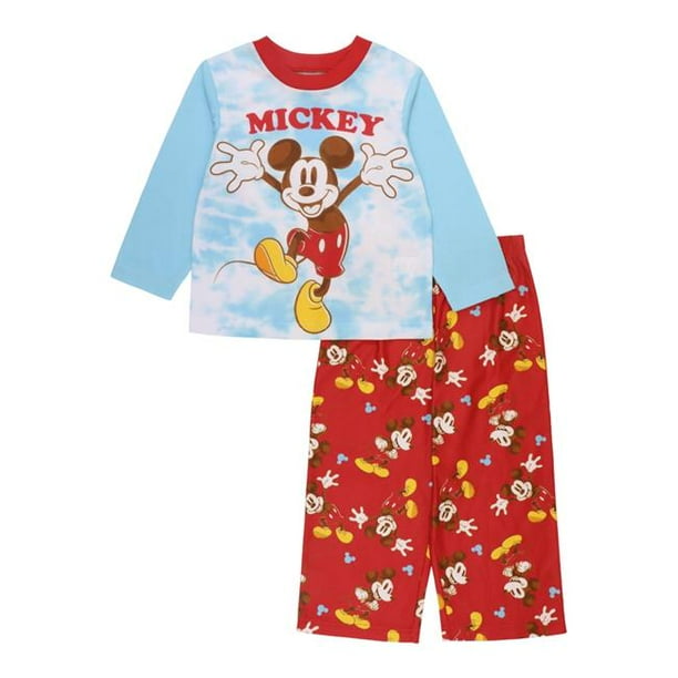 Mickey Mouse 856063 18months Mickey Mouse Tie Dye Toddler Pajama Set 18 Months 2 Piece Walmart