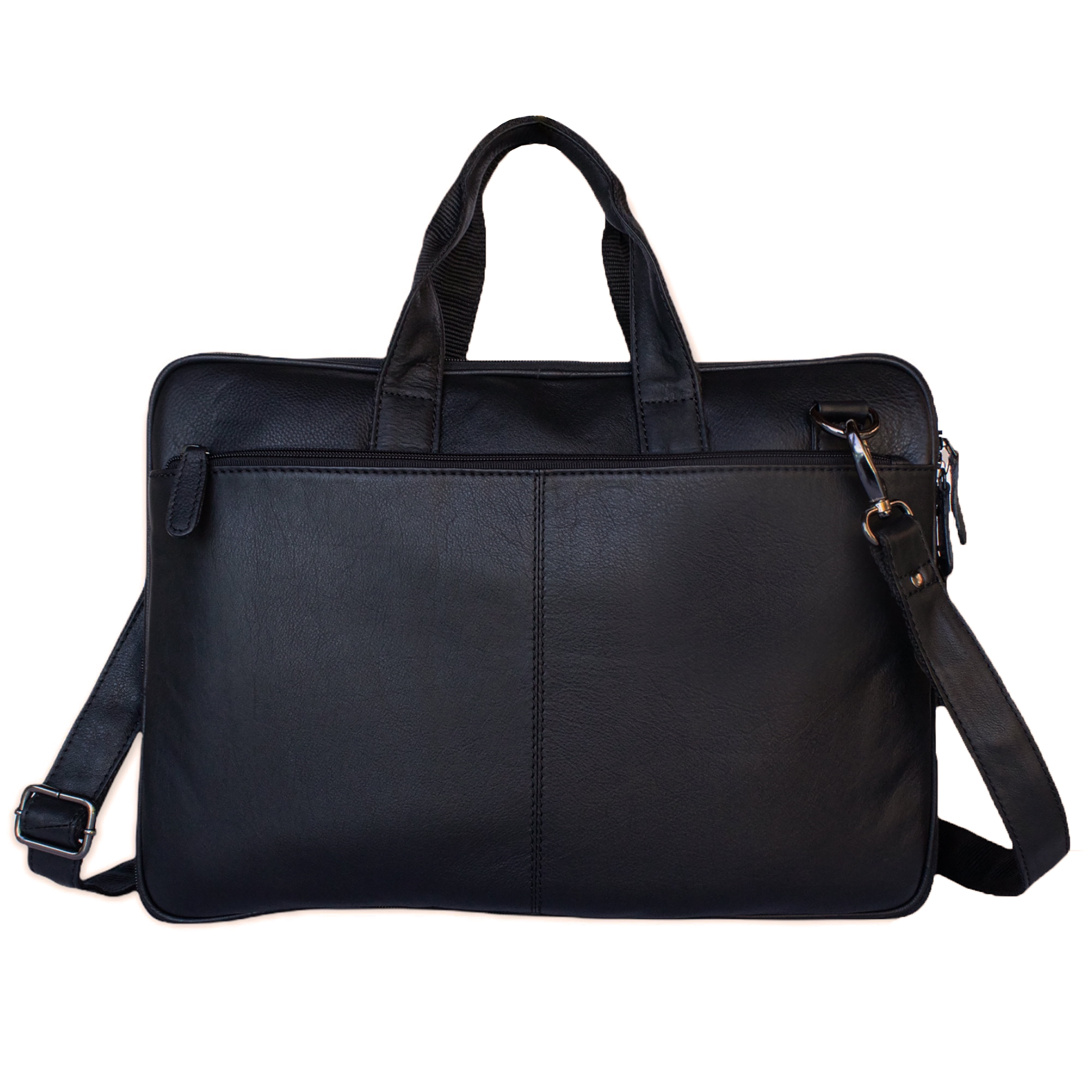 Mens Grey Laptop Bag Briefcase Messenger Work Office Faux Leather Shoulder Bag 