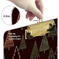 thumbnail image 4 of 12.5"x9" Christmas Trees Clipboards, Standard A4 Letter Size Nursing Clipboard with Low Profile Metal Clip Decorative Clip Board for Office Supplies,Silver, 4 of 7