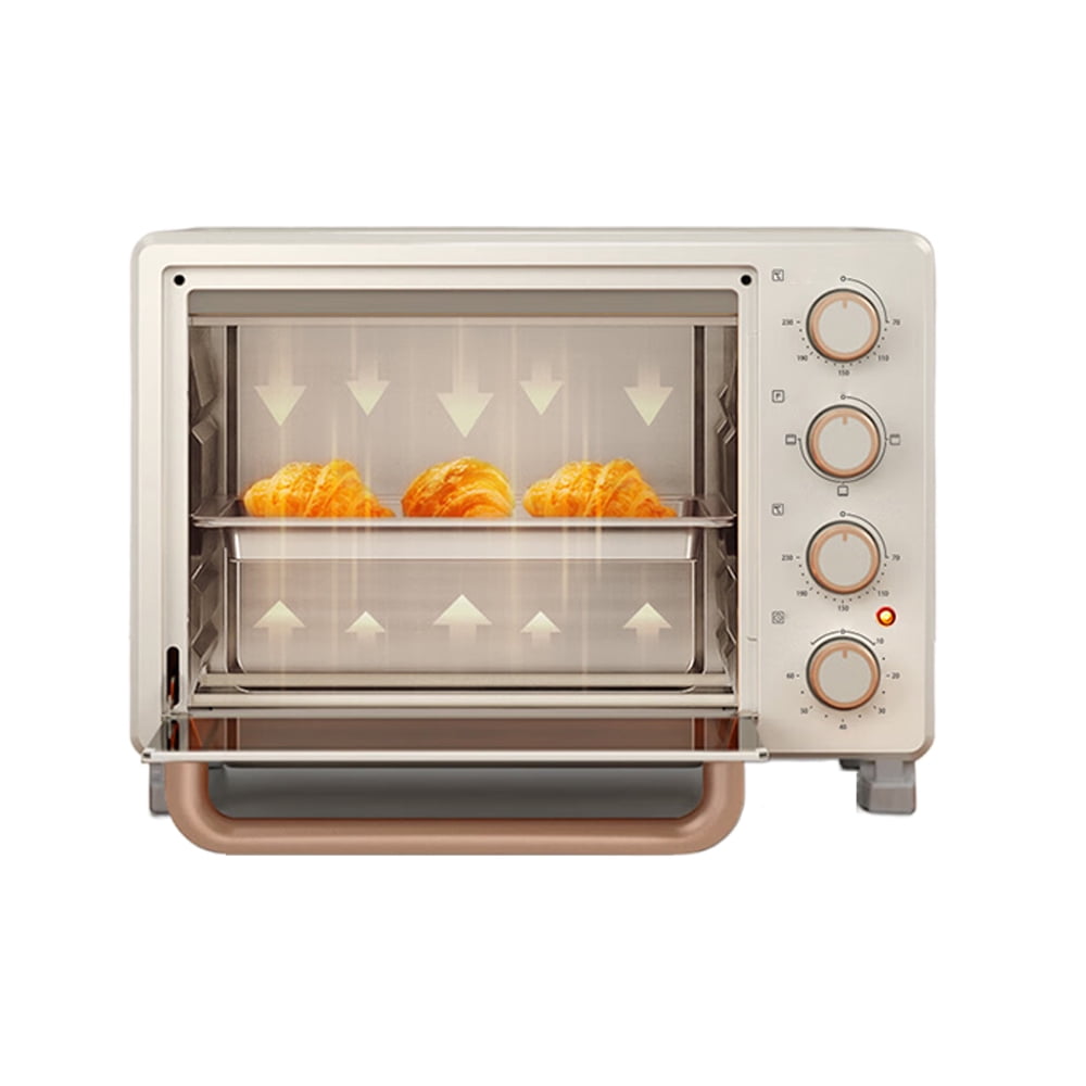 NZH Baking ovens, 6-in-1 Countertop Convection Oven, Toaster Oven, and Roaster Oven with Circulating 450-Degree Heat