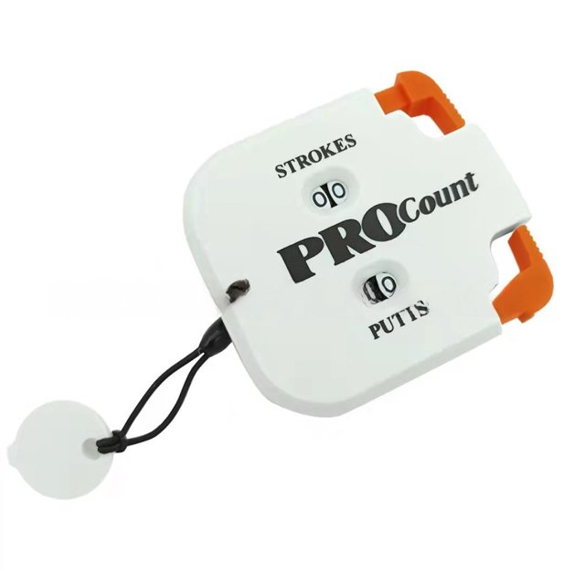 New Golf Square Score Counter with Quick Reset Function - 4-Wheel Design, Compact & Portable, Easy to Use Sportive Outdoor Accessory for Golf Enthusiasts & Professionals, Ideal for Gifting (White &
