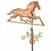 Good Directions Horse Weathervane, Pure Copper - 33"L