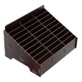 thumbnail image 3 of Multi Compartment Wooden Cell Phone Storage Box For Classroom And Office Multi-Grid Desktop Organizer For Phone Storage Desktop Organizer (30-Compartments), 3 of 9