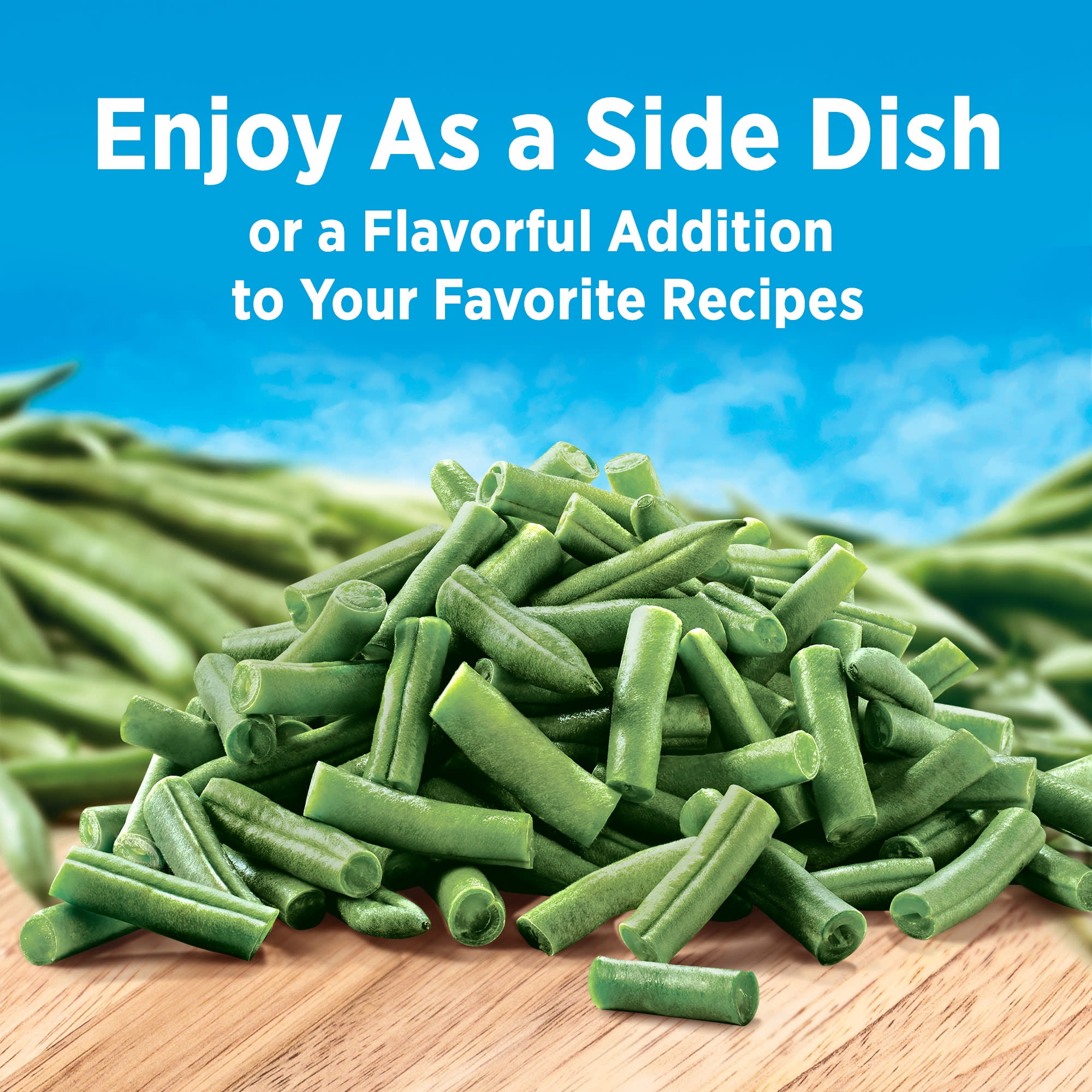 Birds Eye Steamfresh Cut Green Beans, Frozen Vegetables, 10 oz. Bag