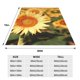 thumbnail image 3 of Fotbe Golden Sunflower In Field Manta de Franela Acolchonada con Estampado, Súper Suave y Esponjosa, Extra Grande para Sofá, Cama, Uso Todo el Año-60"x50", 3 of 7