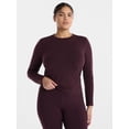 thumbnail image 2 of Avia Women's and Women's Plus Brushed Performance Top with Long Sleeves, Sizes XS-4X, 2 of 6