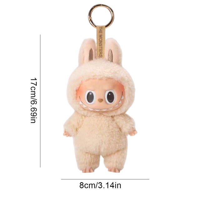Labubu The Monsters-Muñeca con cara de vinilo, muñeco de macarrón con movimiento del corazón, caja ciega, bolsa ciega, bolsa de adivinación, réplica de alta calidad de China