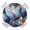 Mist Blue Gray Blue Oatmeal, variant on White Floral Round Tablecloth for 55-60 Inch Tables, Fitted Table Cover with Elastic Edge, Modern Farmhouse Oil Painting Plants Waterproof Outdoor Table Cloth Protector for Patio Garden Dinner Picnic