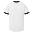 thumbnail image 5 of Gfyviroh Toddler Boys Baseball Jersey Short Sleeve Button Down Casual Sports Tee Mesh Patchwork Quick Dry Athletic T-Shirt, 5 of 5