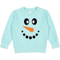 thumbnail image 2 of Inktastic Cute Smiling Snowman Face with Carrot Nose Toddler Sweatshirt, 2 of 4