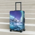 thumbnail image 4 of Cauagu Night At Lake Aurora 1 Print Travel Luggage Cover,Travel Dust-proof Suitcase Cover Softside Suitcase Protector for 18-32inch,Not Included Suitcase, 4 of 8