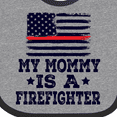 thumbnail image 4 of Inktastic Mommy is a Firefighter Boys or Girls Baby Bib, 4 of 4