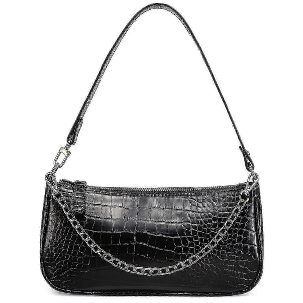 Small bag for women, retro classic bag shoulder bags clutch bag 2 black 2025