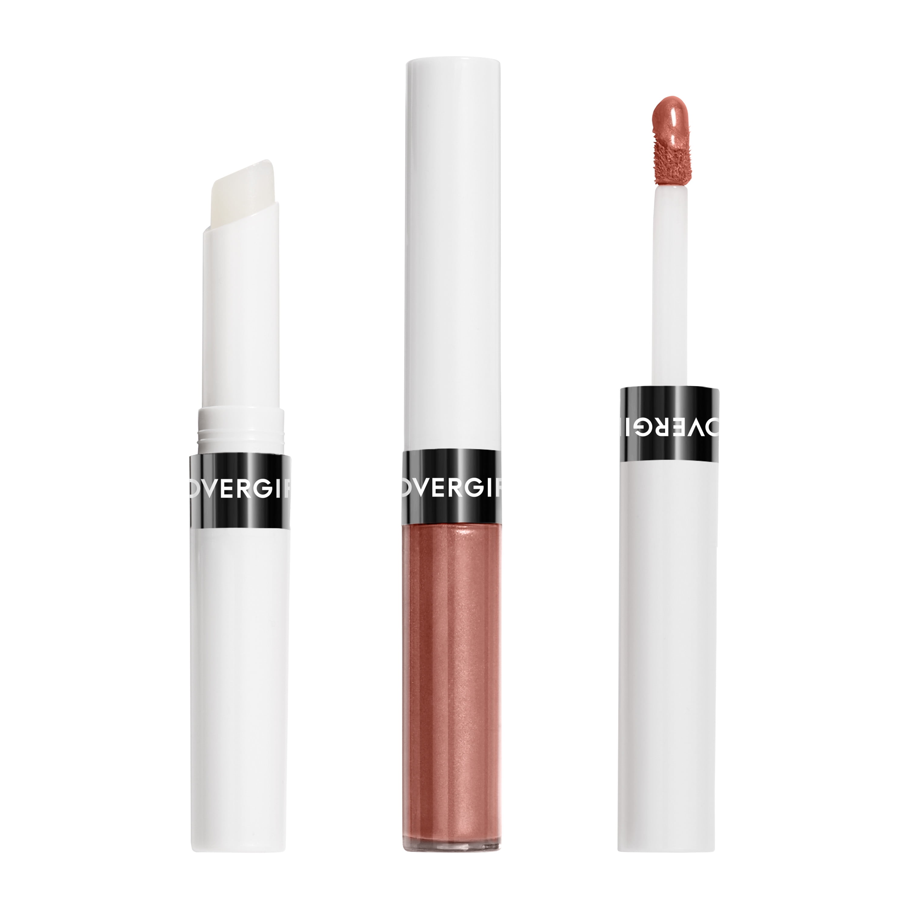 COVERGIRL Outlast All-Day Lip Color Liquid Lipstick and Moisturizing Topcoat, Longwear, Ripe Peach, Stays On All Day, Moisturizing Formula, Cruelty Free, Easy Two-Step Process