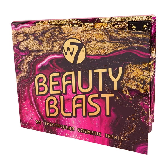 W7 Beauty Blast Advent Calendar 2022 - 24 Individually Boxed, High Quality Makeup & Cosmetic Surprises For Christmas - Cruelty Free, Perfect Holiday Gifting For Teenagers, Daughters and Girls