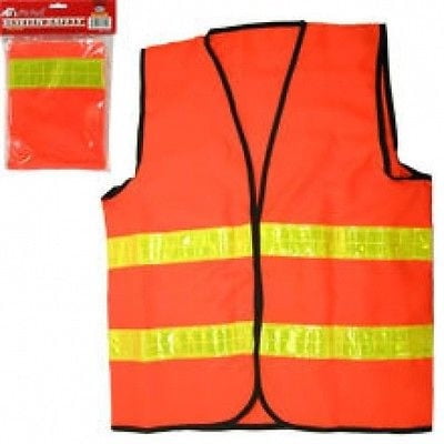 3X Plus Size Neon Orange Reflective 
