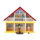 thumbnail image 1 of La casa de ensueño de Barbie Malibu más pequeña de Toy World con accesorios, 1 of 8
