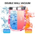 thumbnail image 4 of GZHJMY 1 Pcs Egg Cup, Pink Camouflage Military Pattern 304 Stainless Steel Vacuum Insulated Cup, U-Shaped Red Wine Cup Eggshell Cup, 4 of 6