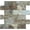 Beige and Brown Slate, variant on Distressed Wood Peel and Stick Backsplash Wall Tiles, 12"x12" Thick PVC Subway Tile for Kitchen Backsplash, 10 Sheets