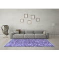 thumbnail image 3 of Ahgly Company Machine Washable Indoor Rectangle Persian Blue Traditional Area Rugs, 8' x 10', 3 of 4