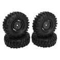 thumbnail image 4 of RC Tyre, 1.9 Inch Rubber RC Off Road Car Wheel Tires Universal Easy Installation 4PCS Flexible  for RC Climbing Car Black, 4 of 7