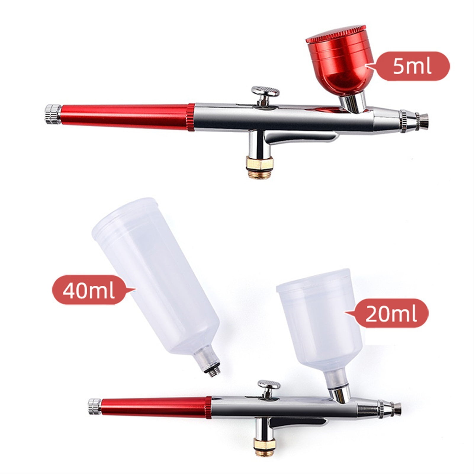 Double USB Charge Protable Airbrush Air Compressor Spray For Gun Cake Nail Art Face&amp;Body Tattoo Make Up Paint Sprayer