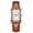 CJ22_Brown, variant on Vintage Rectangle Wristwatch for Women and Men Classic Quartz Watch Ultra-Thin Bracelet Watch Business Dress Watches Black