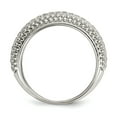 thumbnail image 2 of Sterling Silver CZ Ring - Size 8, 2 of 3