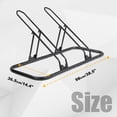 thumbnail image 5 of Bicycle Floor Parking Rack Stand Adjustable 2 Bikes Indoor Home Garage Storage, 5 of 6