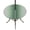 Grey Sage Green, variant on Round Outdoor Tablecloth with Umbrella Hole and Zipper, Burnt Orange Grey Ombre Tablecloth with Elastic Waterproof, Farmhouse Gradient Minimalist Patio Table Covers for 45" - 54" Picnic Pool Tables