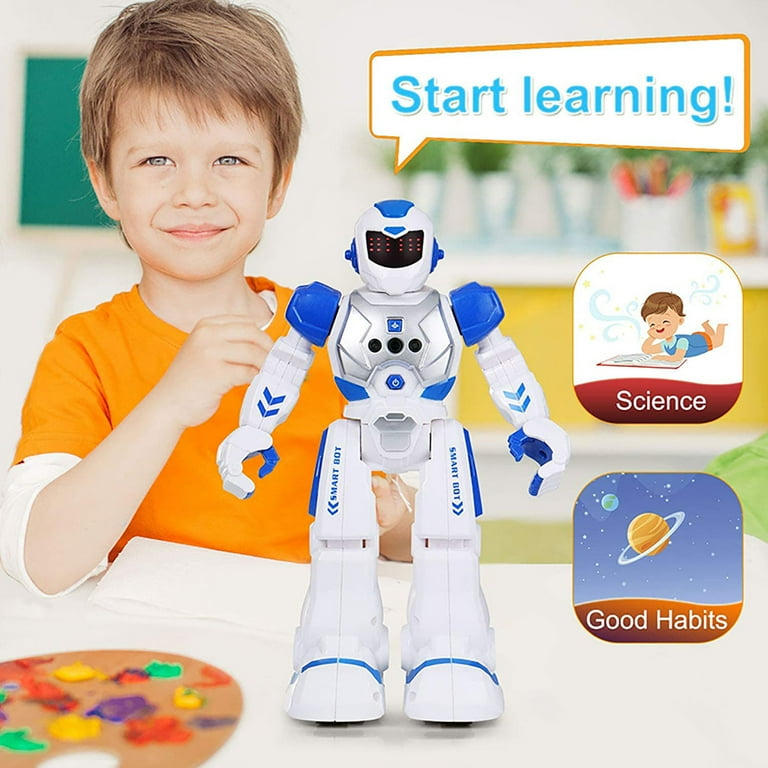Smart Intelligent Robot Educational RC Toy with Infrared Controller Programmable Gesture Sensor Music Dance for Birthday Christmas Gift Party Kids