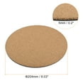 thumbnail image 2 of Uxcell Round Plastic Cork Plant Mat for Home Garden Pot Yellow 8pcs 8", 2 of 6