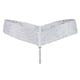thumbnail image 2 of Bragas sexys sin entrepierna para mujer, tanga de encaje transparente, ropa interior con perlas Blanco, 2 of 9