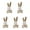 I, variant on dianhelloya Nail Art Supplies 5Pcs Rabbit Nail Decors Shining Paste Easily Three-dimensional DIY Zircon 2023 Bunny Year Bow Pendant Nail Charms for Girl (A)