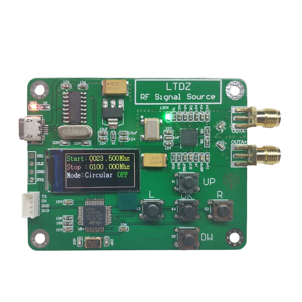 LTDZ MAX2870 STM32 23.5-6000MHz Signal Source Module USB 5V Powered ...