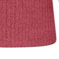 thumbnail image 4 of Ltctricy Women's Tunic Tops 3/4 Length Sleeve Crew Neck Curved Hem Christmas Printed Ribbed Knit T Shirts Casual Tee Blouses(Red,Medium), 4 of 4