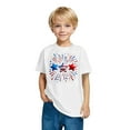 thumbnail image 7 of CFLVAEK Kids 4th of July Patriotic Shirts Funny Stars Stripes Graphic Tees Loose Fit Crewneck Short Sleeve Cotton T Shirts Indenpendence Day Tshirts 9 Years, 7 of 7