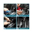 thumbnail image 3 of Carbon Fiber Console Cd Panel Trim For C Class W204 2007-2010, 3 of 5