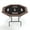 Brown PU black cloth Steel cup, variant on Collapsible Octagon Poker Table for 8 Players – Casino Style Blackjack Game Table – Waterproof Black Felt, Padded Armrest, Stainless Steel Cup Holders – – Brown PU Black Cloth Plastic Cup