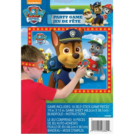 PAW Patrol Birthday Party Game, 16 Players, 18pcs