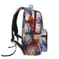 thumbnail image 3 of Fotbe Hawaiian Style Pattern Casual Backpack for School, Travel, and Outdoor Activities - Durable, Lightweight, and Comfortable, 3 of 5