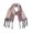 Purple, variant on Alkepwun Women's Winter Thick Collar Scarf Coarse Tassels Fringe Gradually Changing Color Scarf with Looped Yarn