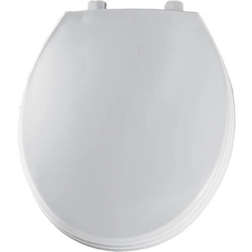 Bemis 760t Hospitality Plastic Round Toilet Seat White Walmart Com Walmart Com