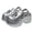 Silver, variant on Fldy Women's Platform Clogs High Platform Clog Classic Garden Outdoor Beach Clogs Shoes Champagne 37/38