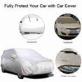 thumbnail image 4 of All Car Cover Full Sedan Covers With Reflective Strip Sunscreen  Dustproof&Waterproof UV Scratch-Resistant Universal XXL, 4 of 5